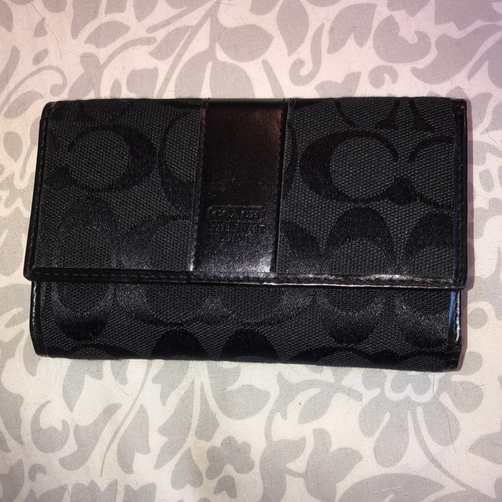 Tri-fold Cosch Monogram wallet